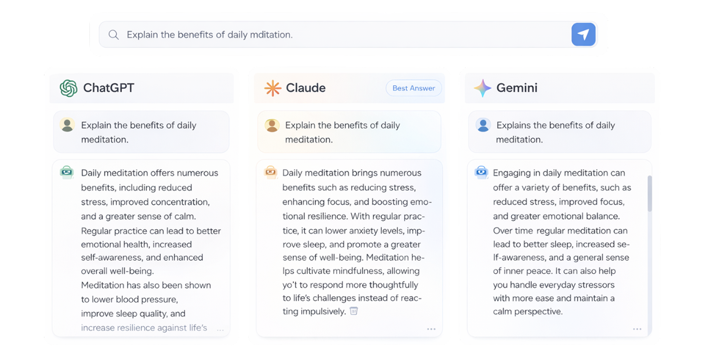 Side-by-Side AI Comparison
